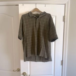 Brown and cream Arrow polo (XL)